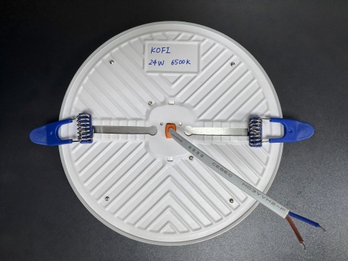 9/24/36В Уградно светло ДОБ панела без оквира, гвожђе+пп